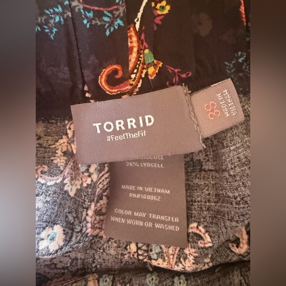 TORRID FEEL THE FIT PANTS WIDE LEG PALAZZO  3S - Picture 7 of 16